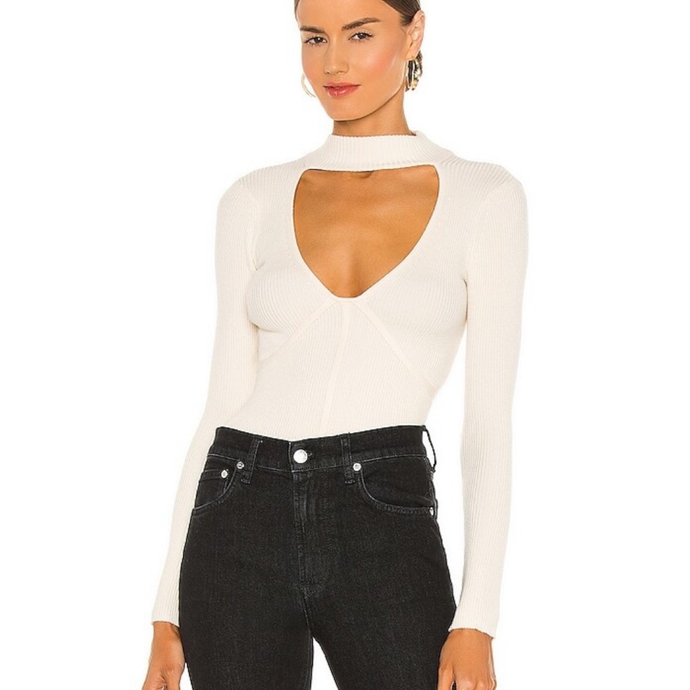 NBD Gizelle Sweater in Ivory